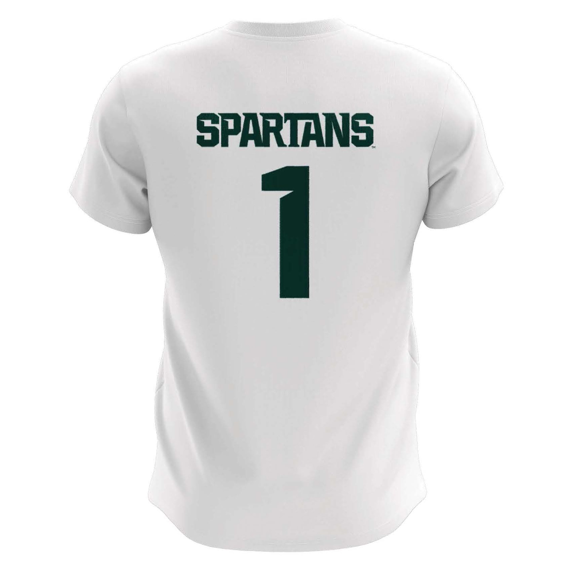[SJH] Michigan State Spartans GameDay Greats Women's Lightweight Soccer Team Jersey - White