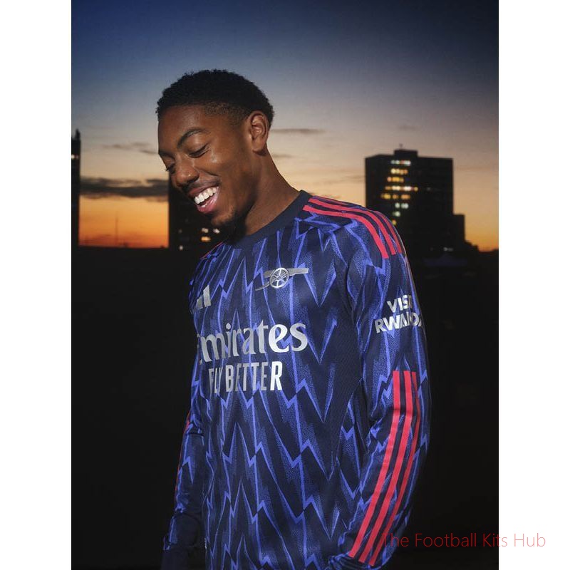 Arsenal Away Shirt 2025/26 Long Sleeves Authentic