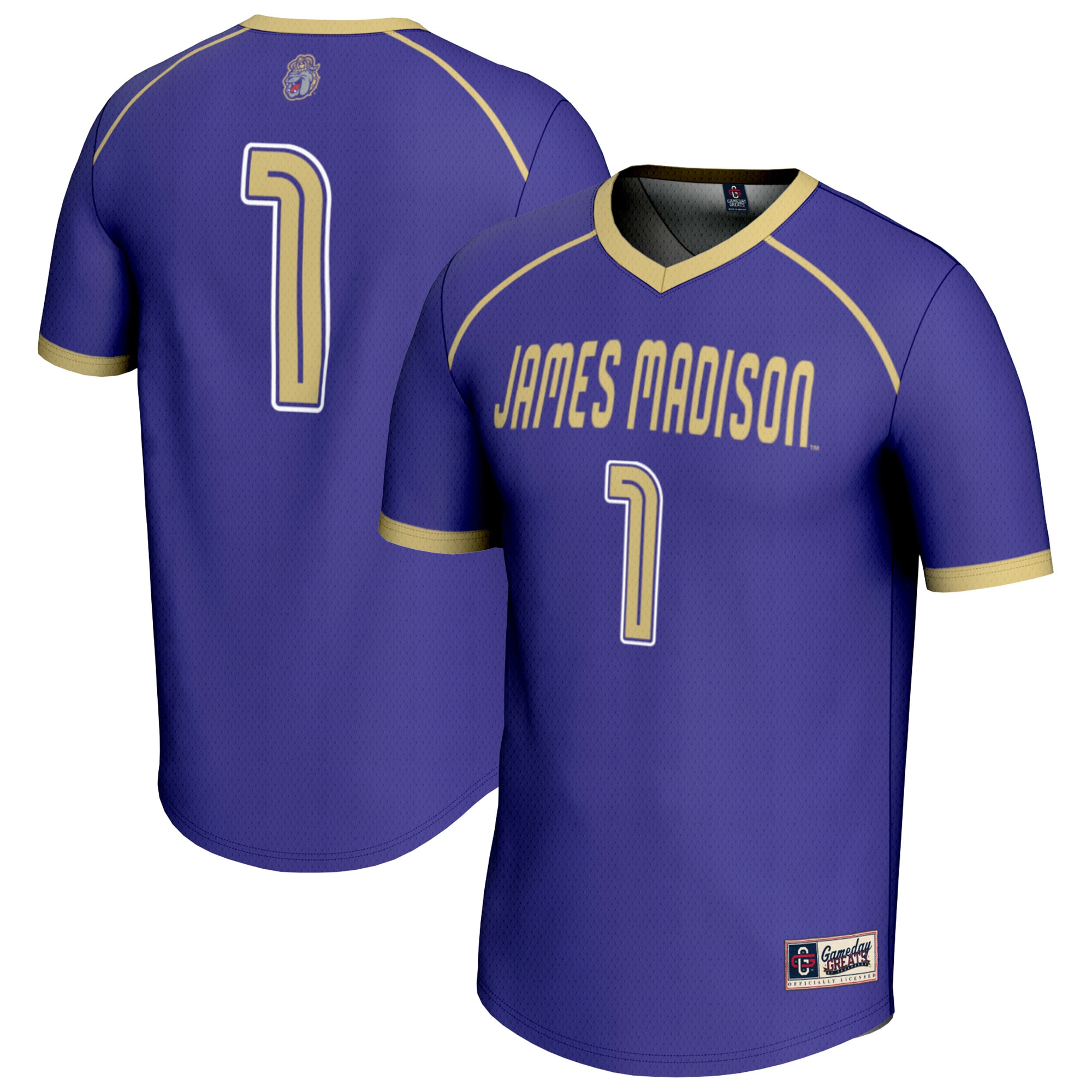 [NJP] James Madison Dukes GameDay Greats Unisex Lightweight Women's Lacrosse Fashion Jersey - Purple