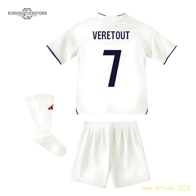 Premium 2025-2026 Olympique Lyon Home Mini Kit (Veretout 7)