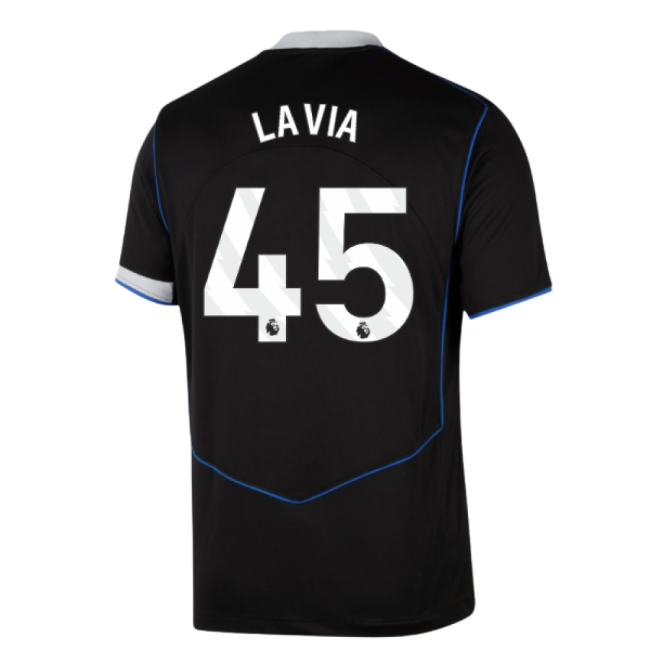 Chelsea Third Football Shirt 2025-20 Season Lavia 45 L S