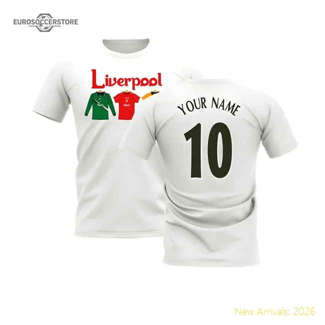Official Liverpool 2000-2001 Retro Shirt T-shirt - Text (white) (your