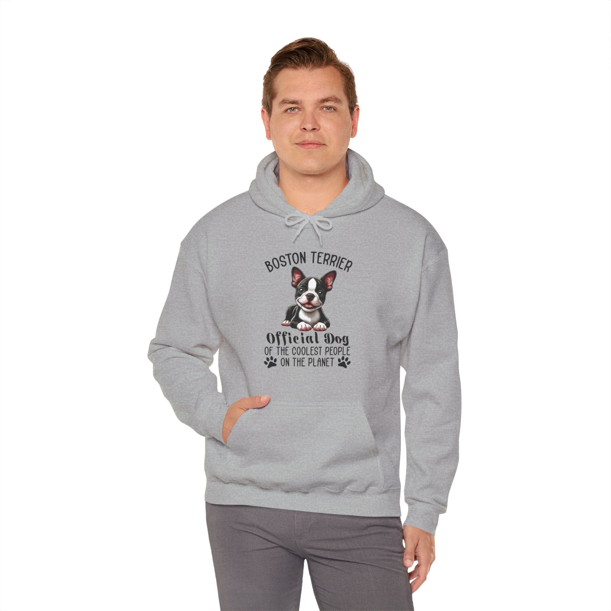 Watson - Everyday Unisex Hoodie For Boston Terrier Lovers For Dog Lovers