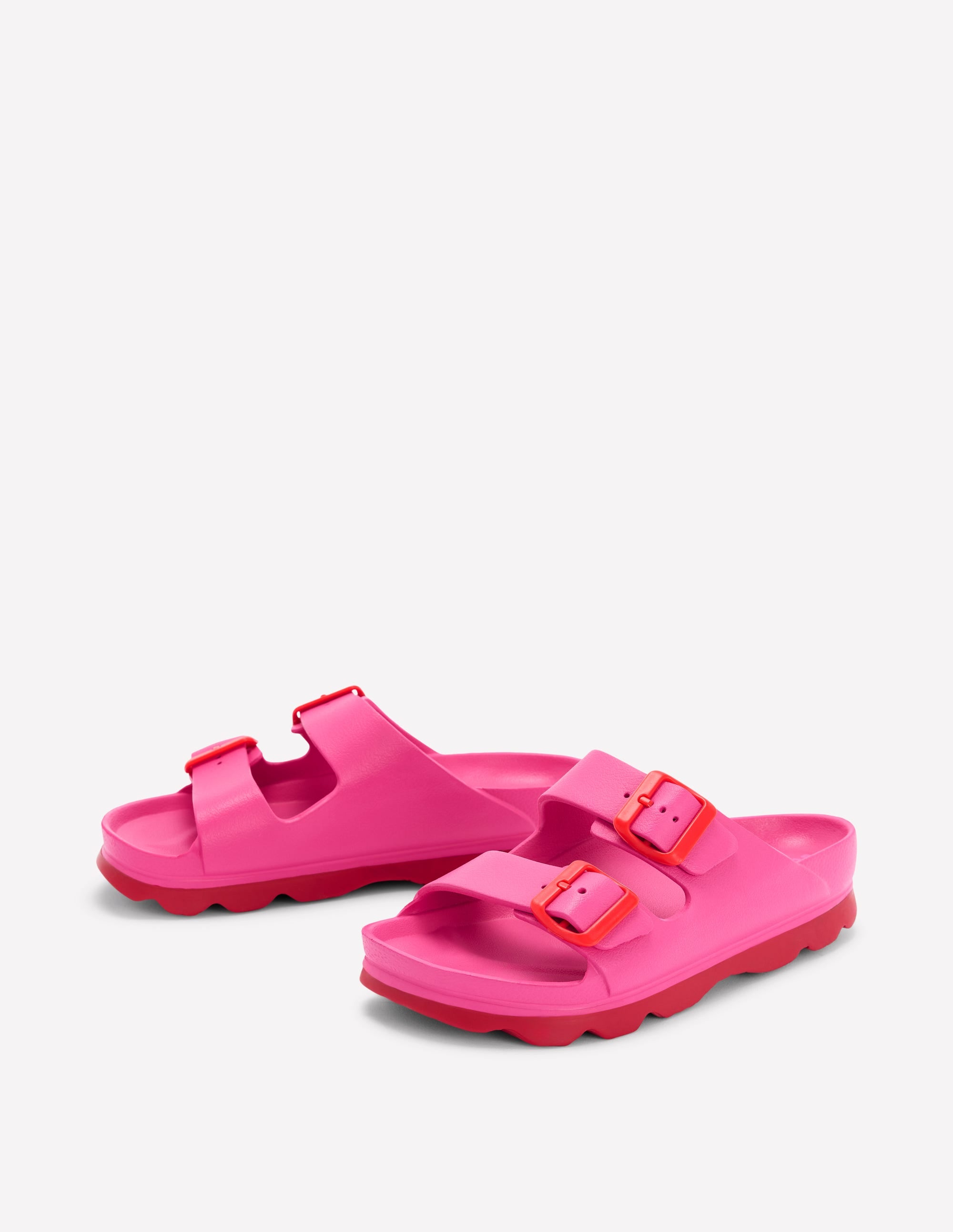 Lyla Double Buckle Sliders