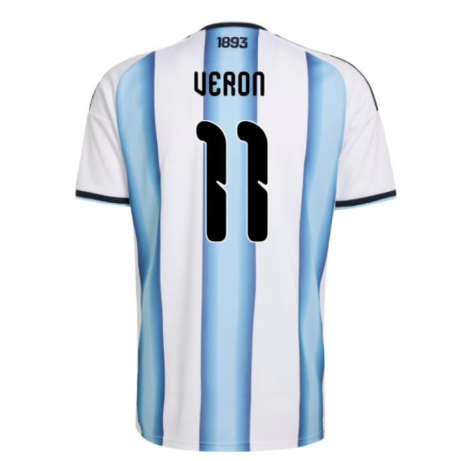 Veron 11 Argentina Soccer Team Rare Piece Home Exclusive Kit