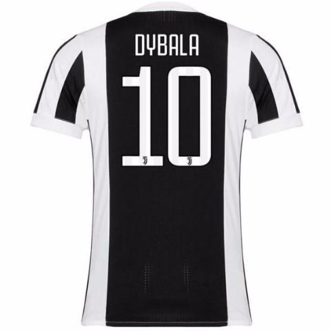 Juventus Home 201718 Dybala 10 Soccer Jersey Shirt - Official Replica
