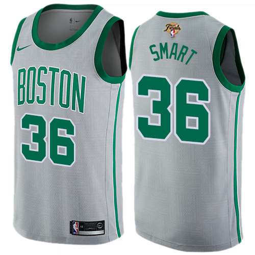 BOS Gray Nike B. Celtics #36 NBA Jersey Premium Quality Game Day Wear