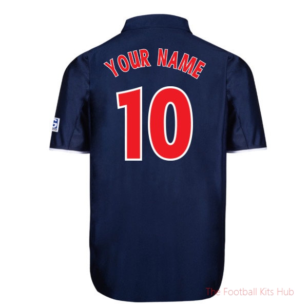 Football PSG Paris Saint Germain 2001 Home Shirt (Your Name)