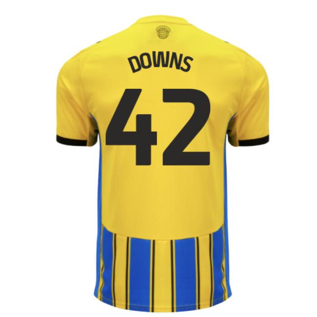 Trendy 2025-2026 Southampton Away Finest Vintage Jersey Downs 42#700