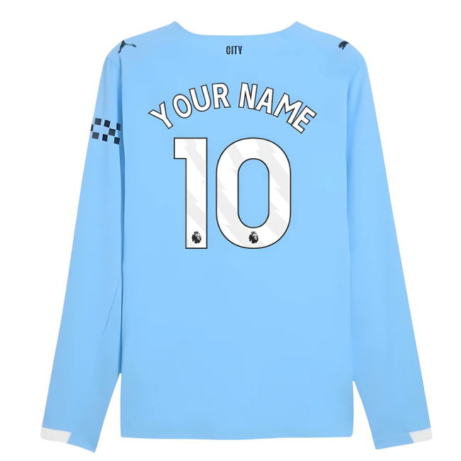 2025-2026 Man City Soccer Jerseys Home Jersey (Custom)
