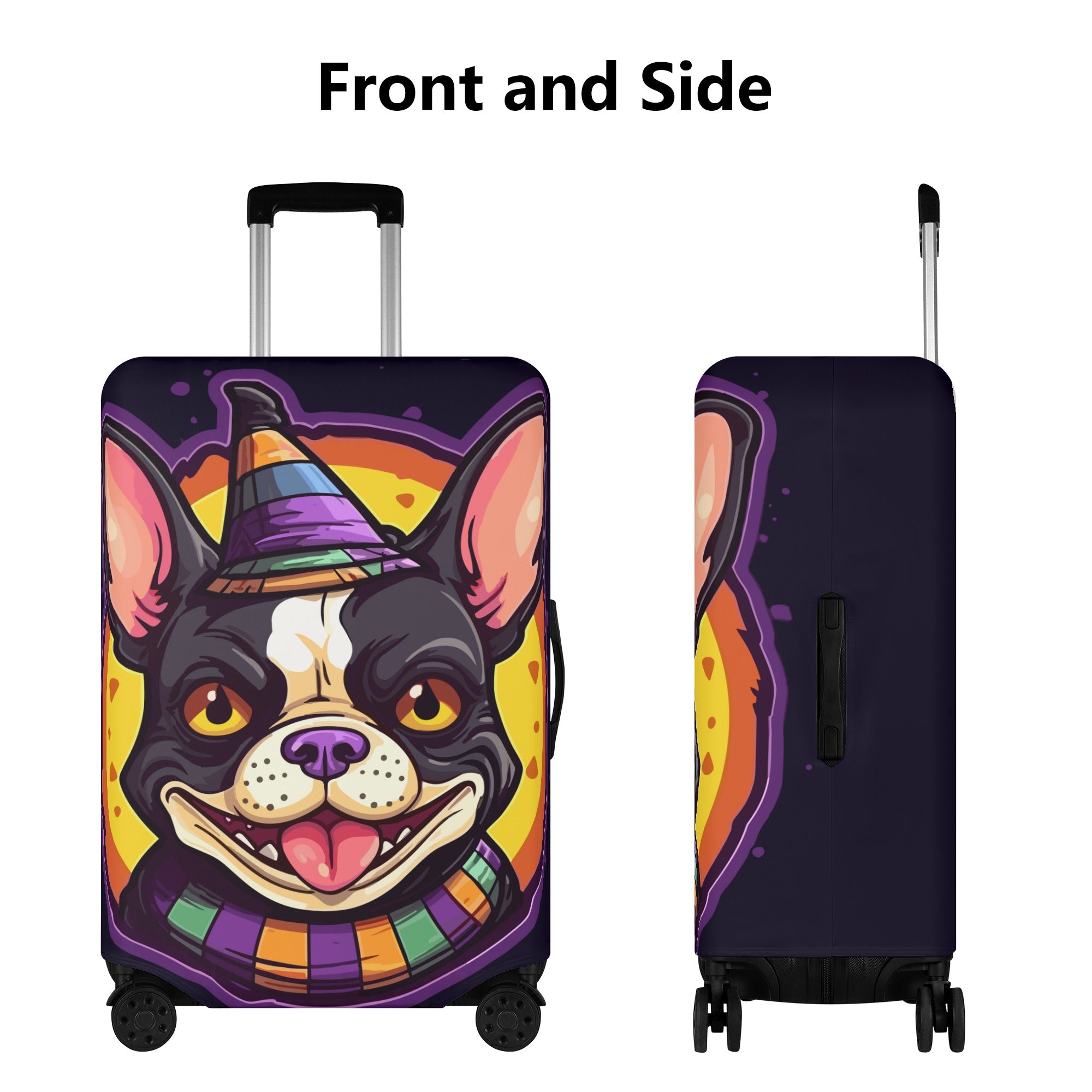 Stylish Culture-Inspired Bear - Luggage Cover for Street Style Stylish