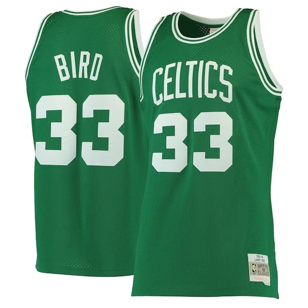 Larry Bird BOS Swingman Jersey - classic authentic - White athletic