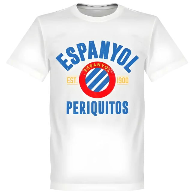 Espanyol Established T-Shirt - White | Elite | Official Merchandise
