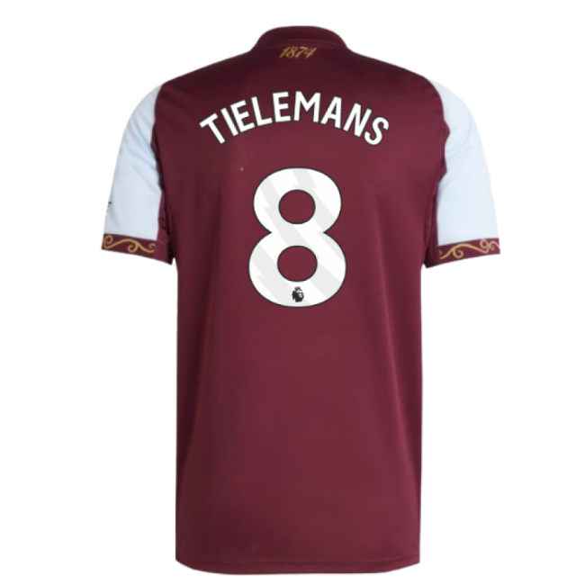 Professional Main Shirt Tielemans 8 2025-2026 Aston Villa