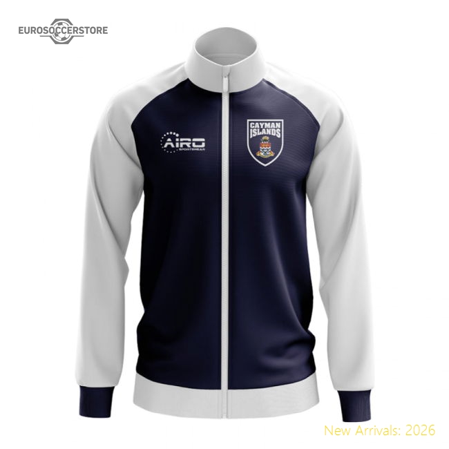 Cayman Islands Concept Football Track Jacket (Navy) - Kids