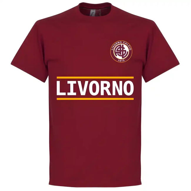 Livorno Lucarelli 99 Team T-Shirt - Maroon