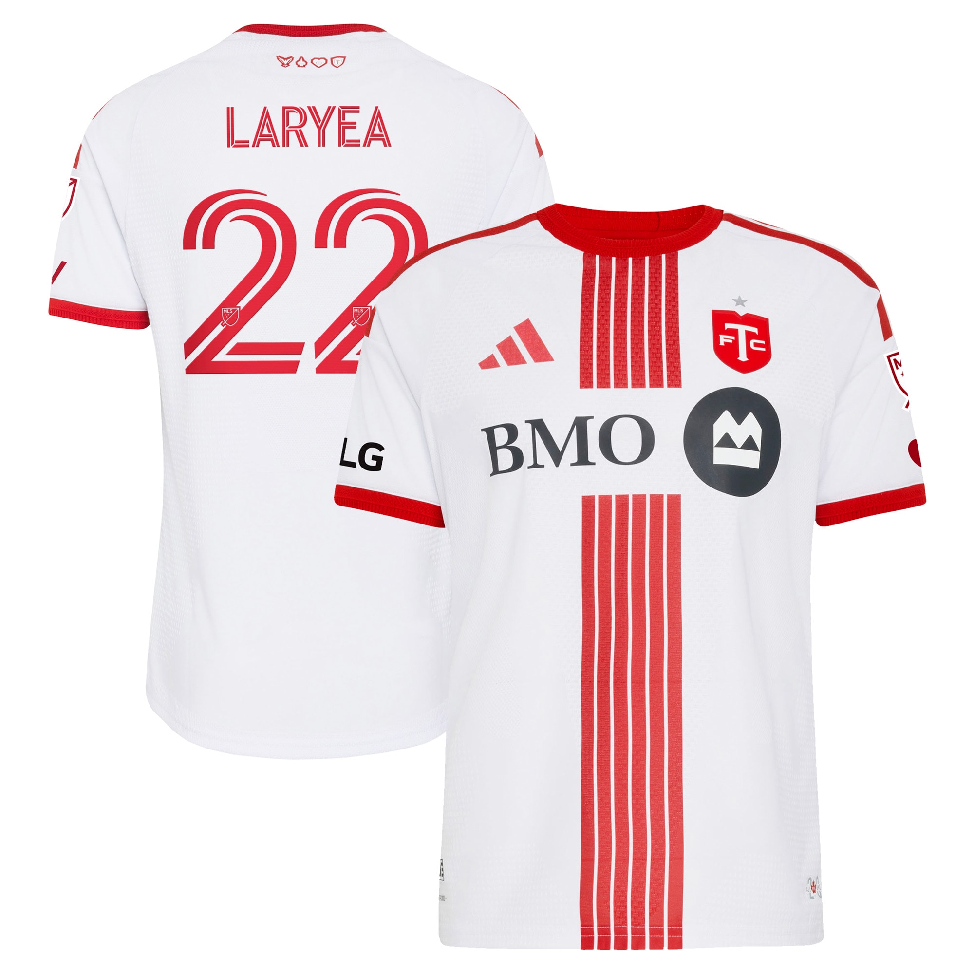 [SJH] Richie Laryea Toronto FC 2026 Winter Kit On-Field Authentic Patch Jersey - White