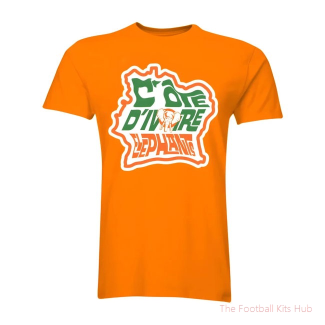 Ivory Coast The Elephants T-Shirt (Orange)