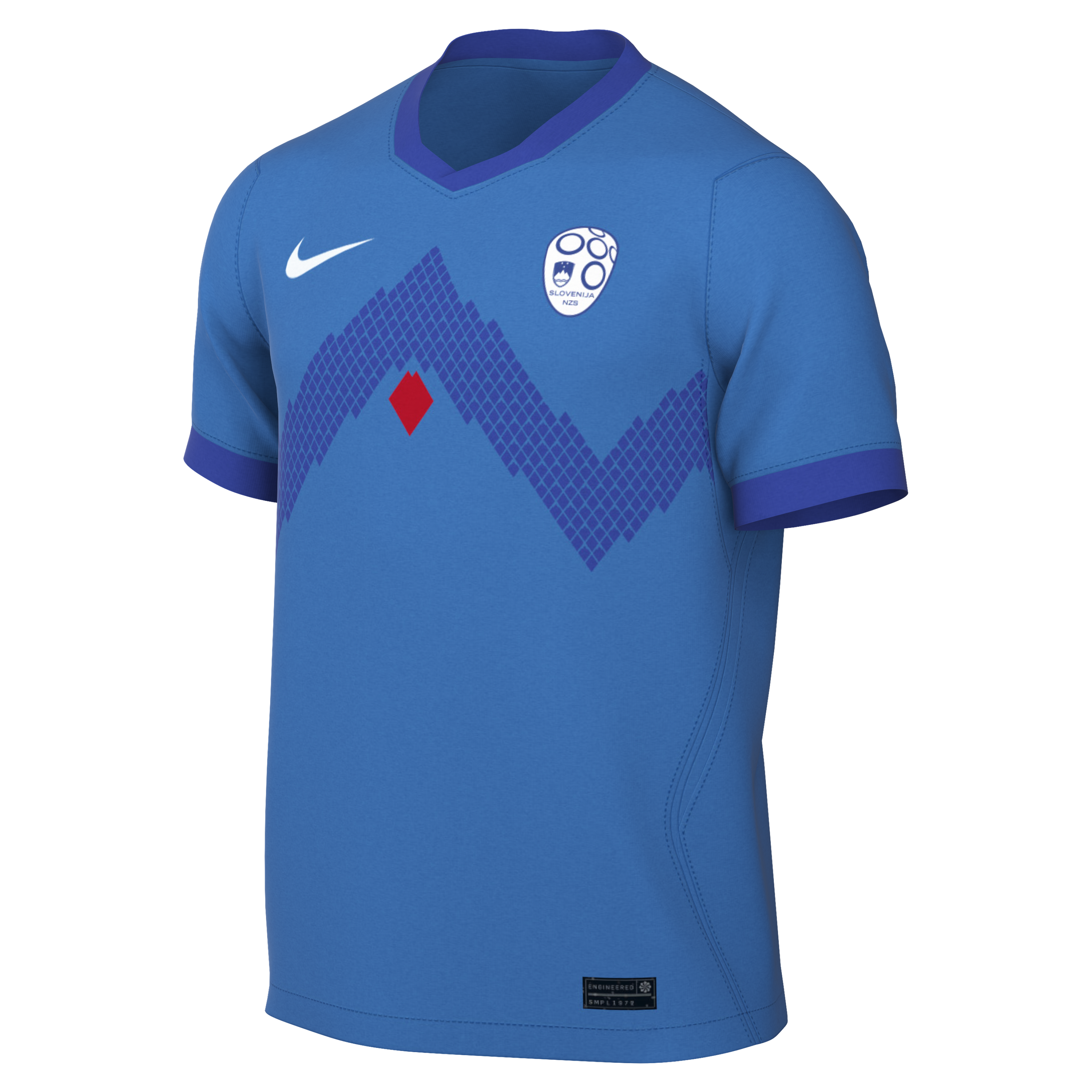 [SJH] Slovenia National Team 2026 Away Stadium Replica Jersey - Blue