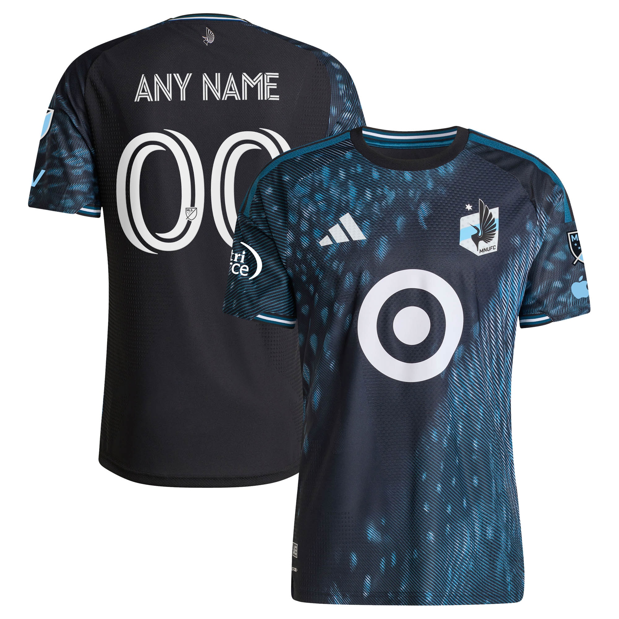 [JED] Minnesota United FC 2026 The Decade Kit On-Field Authentic Patch Custom Jersey - Black