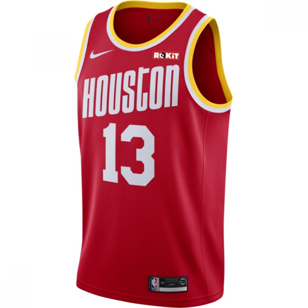 High-Quality Houston Rockets James Harden13 Jersey - Red - Must-Have Jersey
