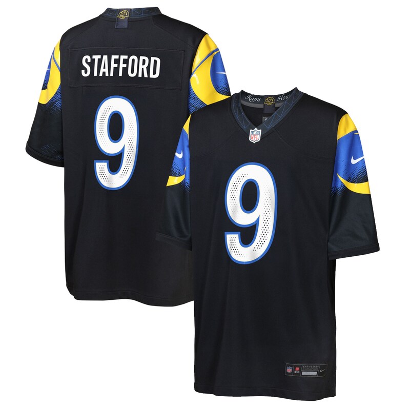 None Matthew Stafford LA Rams Vintage Top-Grade Jersey Game Day Wear