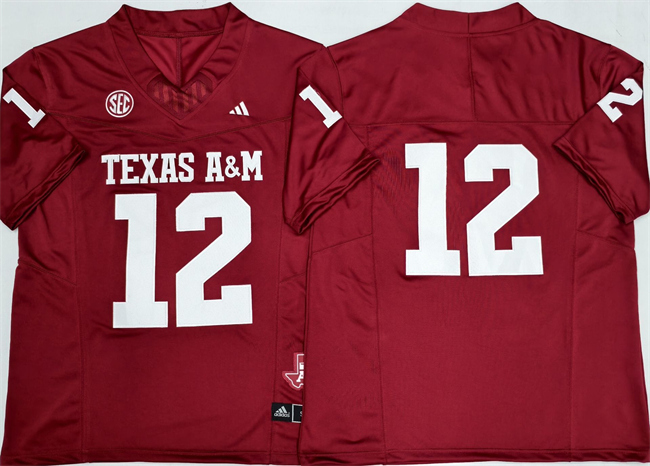 Men's None Red 2025 premium Premier Strategy #12 comfortable Jersey