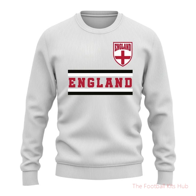 Men England Core Country Sweatshirt (White) UEFA Euro