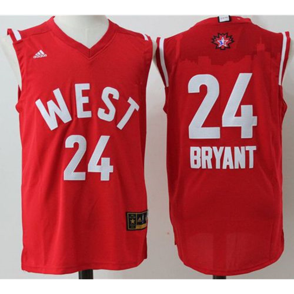 Lakers #24 Kobe Bryant Red 2016 All Star Stitched NBA Jersey