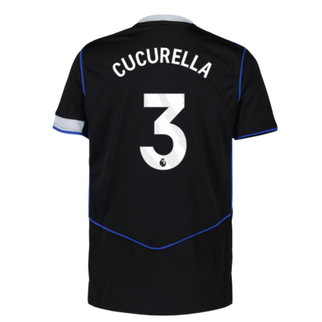 2025-20 Chelsea Third Shirt Cucurella #3 L S