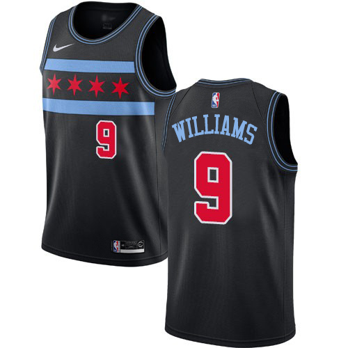 Superior CHI Patrick Williams #9 2018 City Swingman NBA Jersey Black