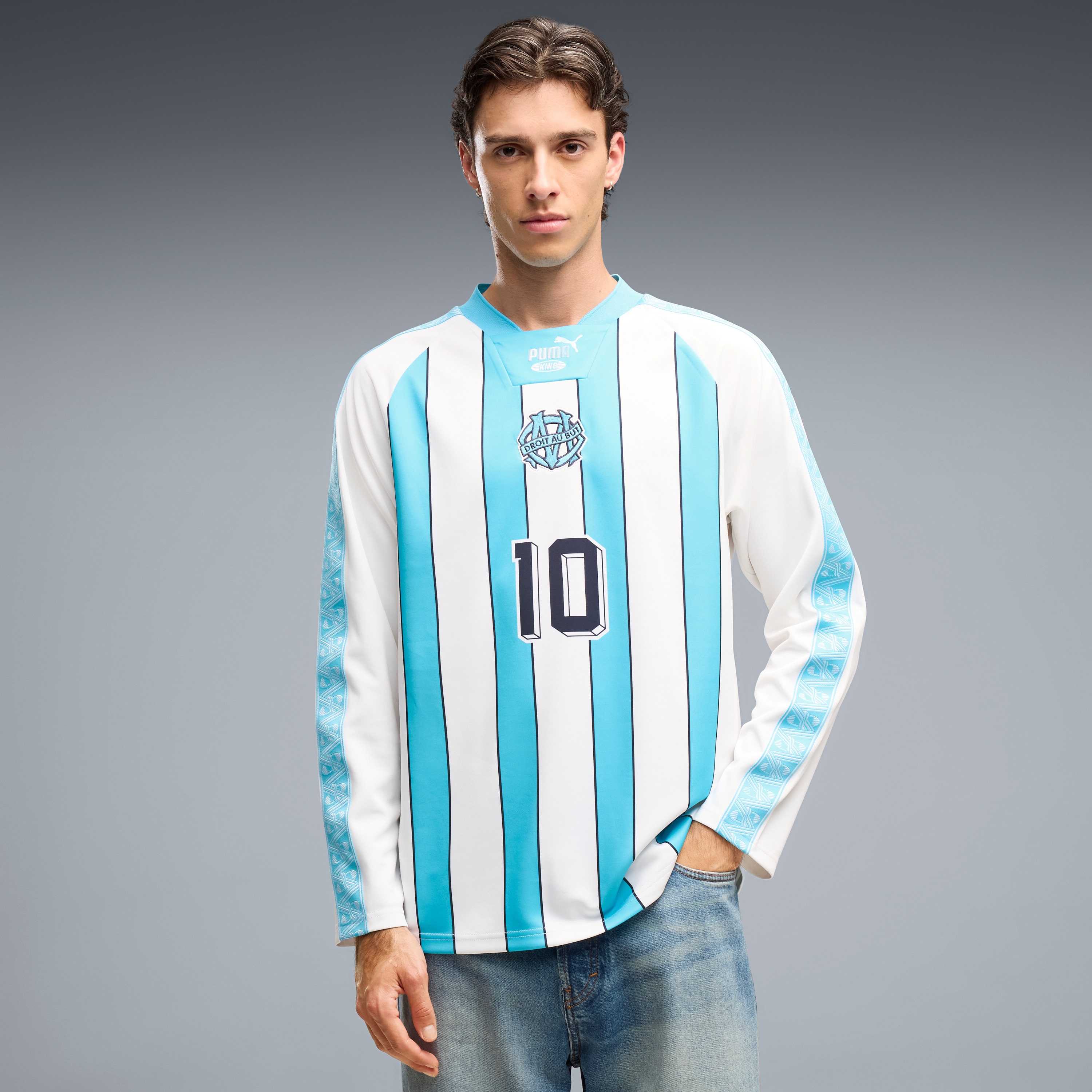 [JED] Olympique Marseille 2026/27 King Long Sleeve Fashion Jersey - White