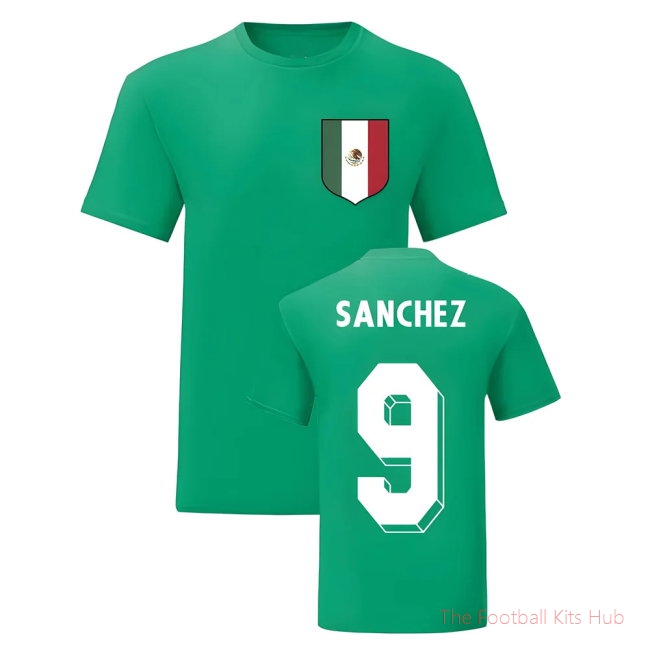 Hugo Sanchez Mexico National Hero Tee\\'s (Green)