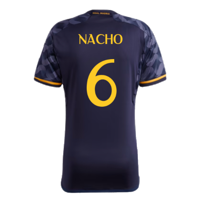 2023-2024 Real Madrid Road Jersey (nacho 6) - Supporter Edition