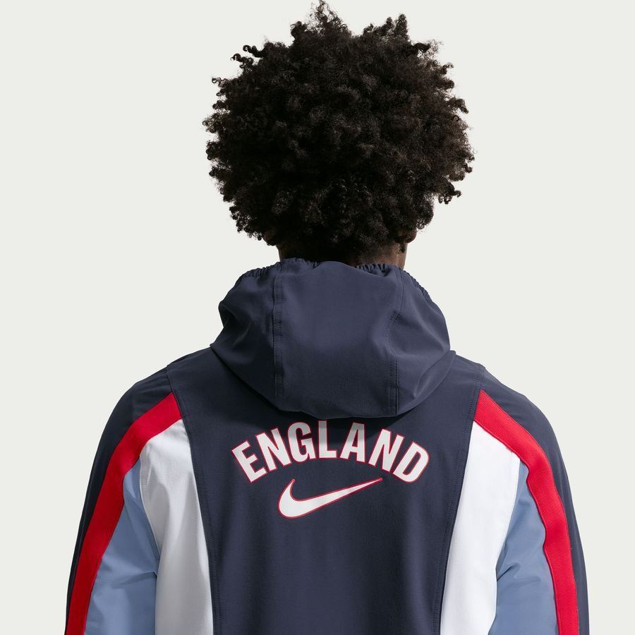 England Track Top Dri-FIT Energy Woven World Cup 2026 - Obsidian/Work Blue/Speed Red