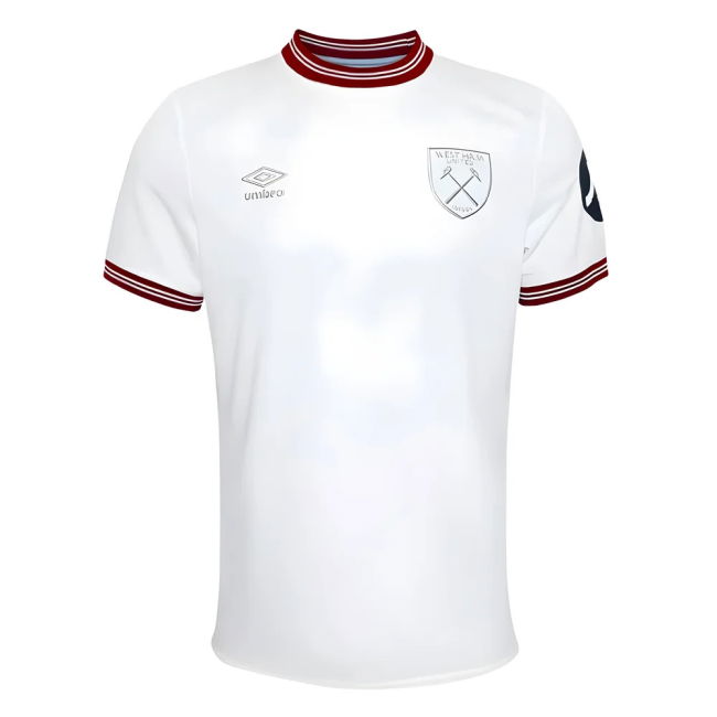 2023-20 West Ham Authentic Away Football Shirt M S Kids