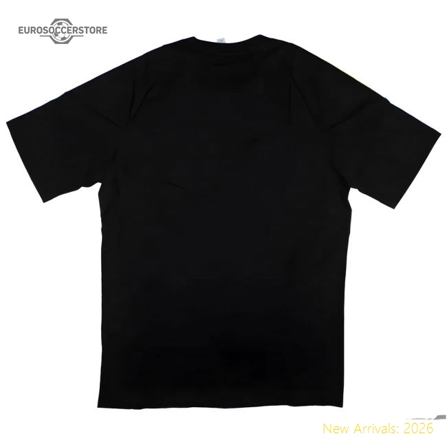 Authentic Premium EU Training Tee Black 2025-2026 Man Utd