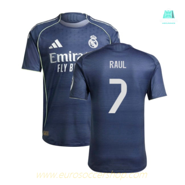 2025-2026 Real Madrid Authentic Away Shirt (Raul 7)