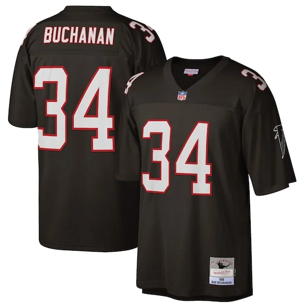 None Ray Buchanan Replica Jersey - Black | NFL Player Jersey