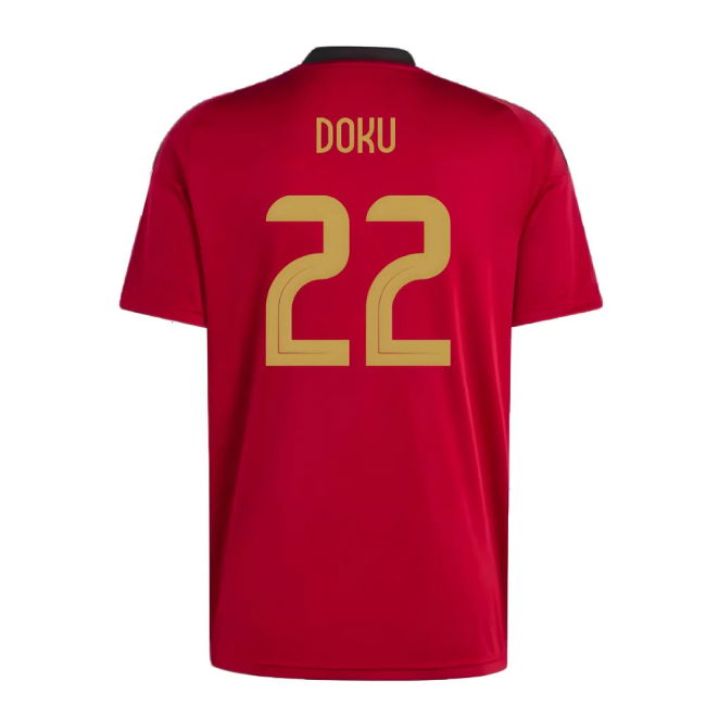 Adult Belgium Home Jersey 2024-2025 #9