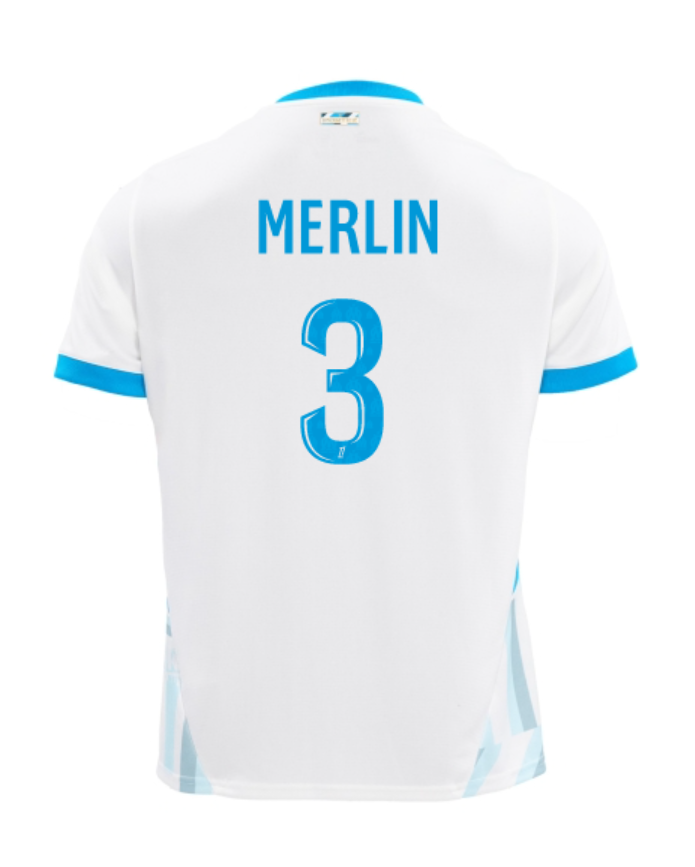 Marseille's 24-25 Home MERLIN 3 Football Jersey