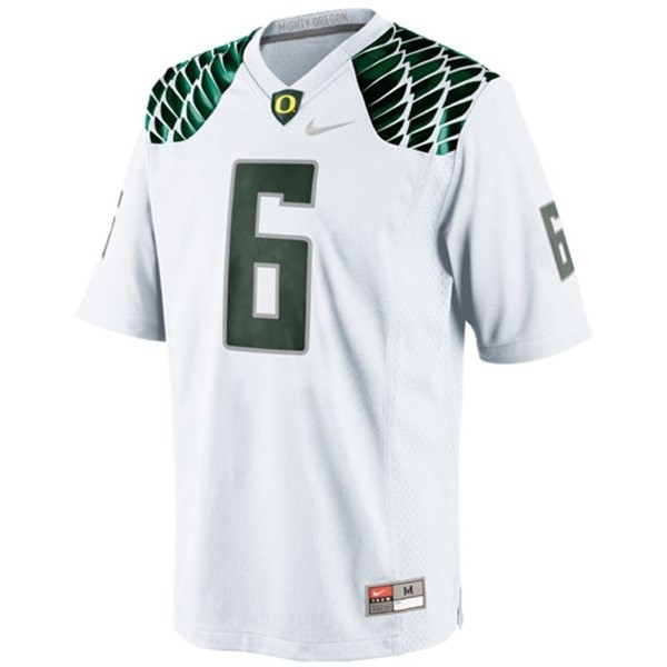 Youth(Kids) Oregon Ducks #6 De'Anthony Thomas White Nike Jersey