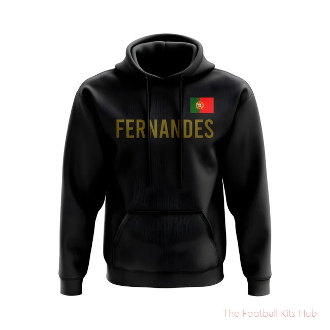 Bruno Fernandes Portugal Name Hoody (Black)