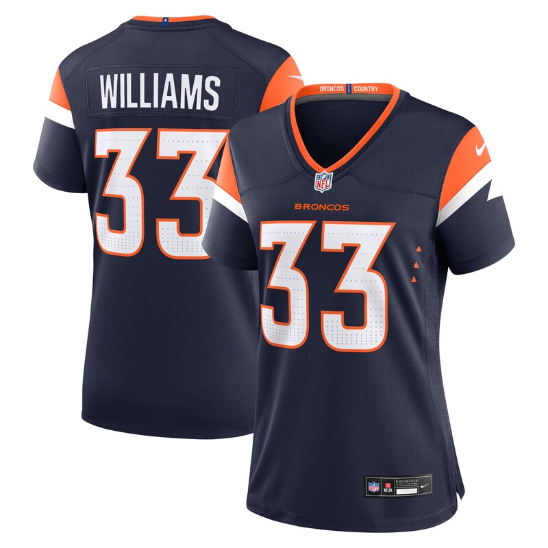 None Javonte Williams DEN Broncos Victory Pro-Level Jersey Football Ap