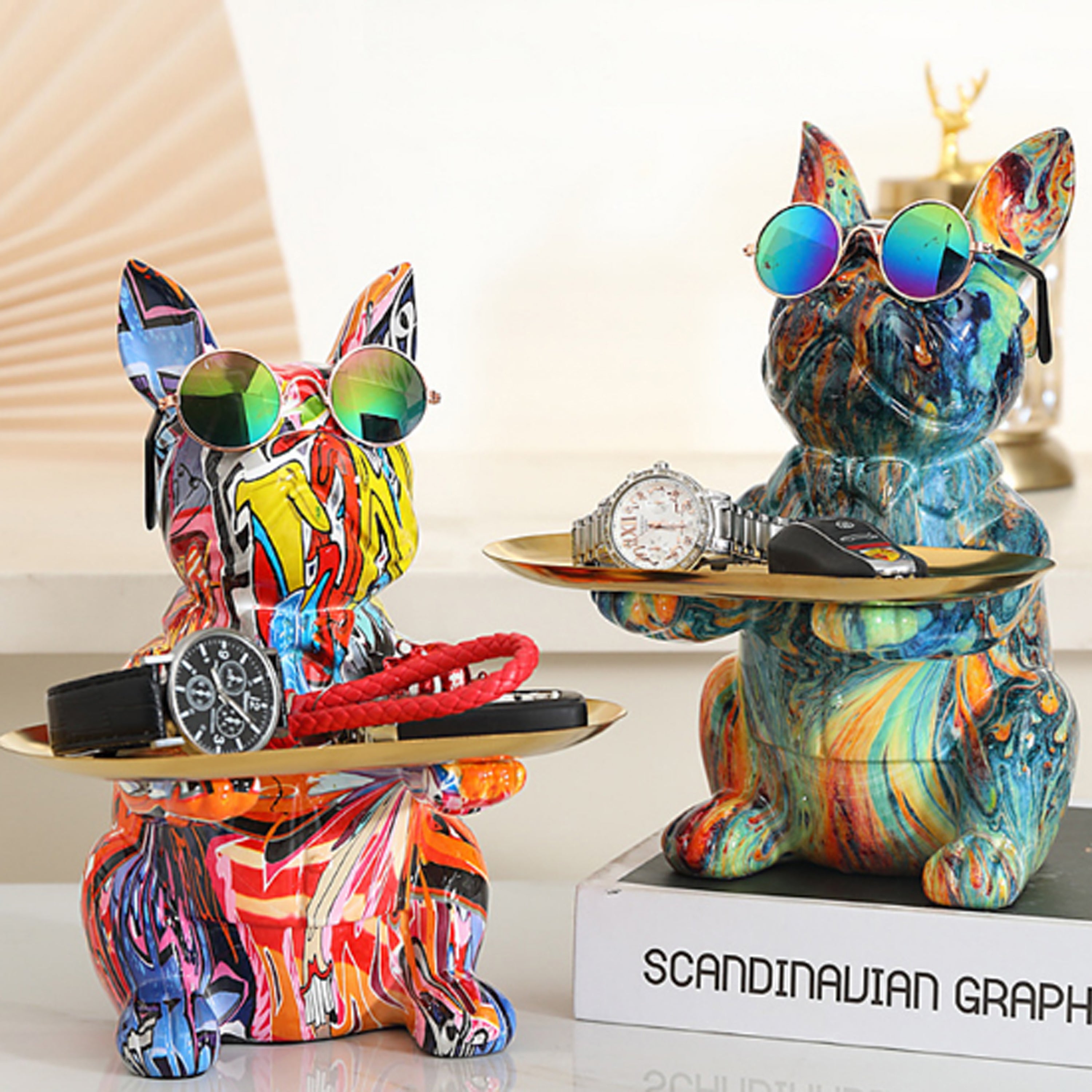 French Bulldog Graffitifido French Bulldog Desk Organizer Quirky