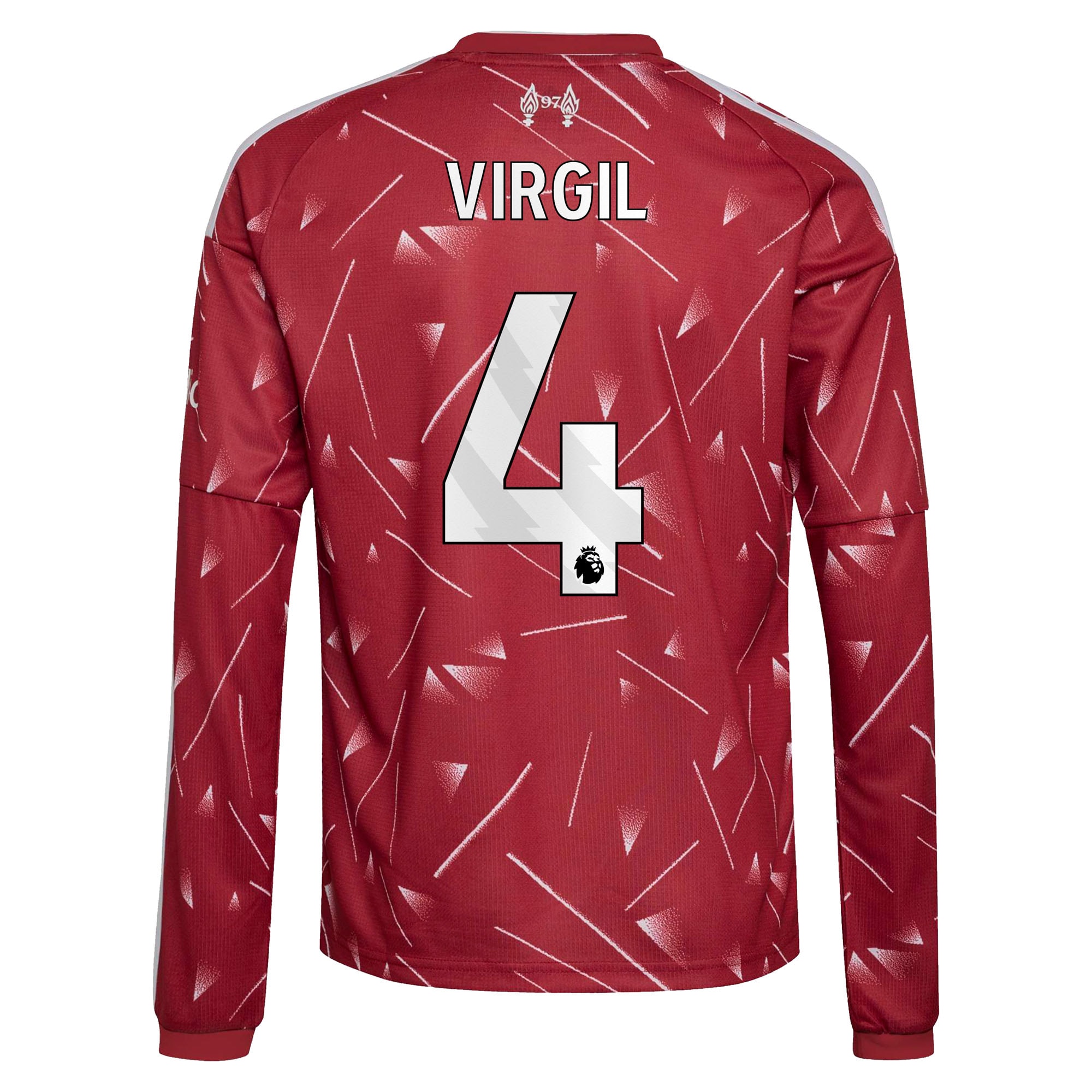 [JED] Virgil van Dijk Liverpool Youth 2026/27 Home Replica Long Sleeve Jersey - Red