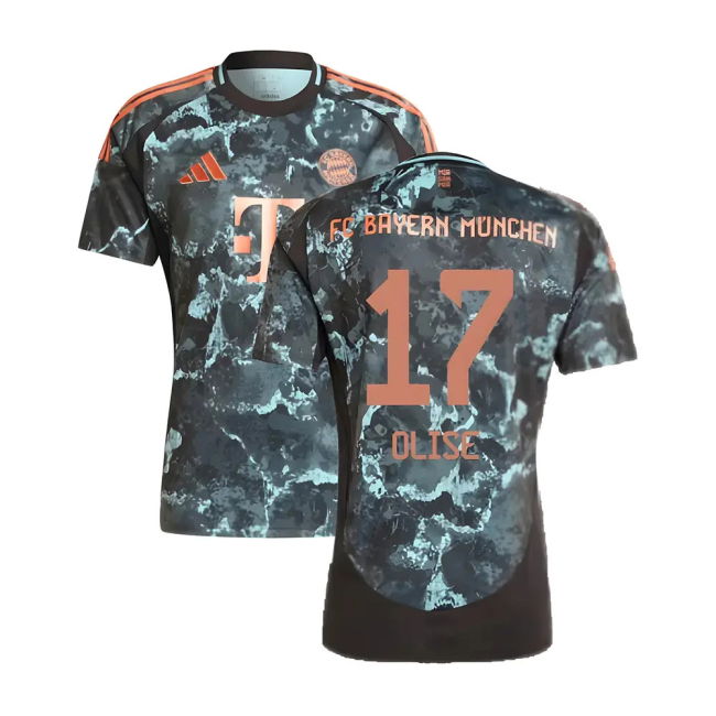 Intense Bayern Bayern Munich Away Shirt Olise #17 Match Quality 20...