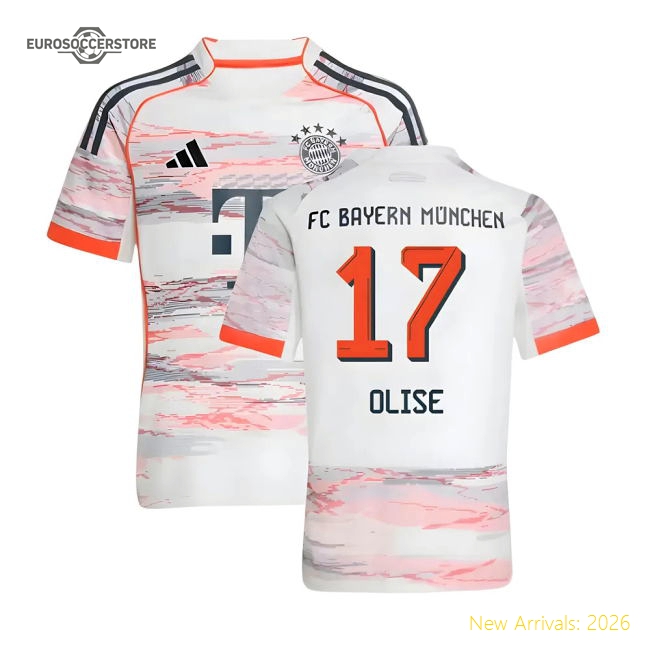 2025-2026 Bayern Munich Away Shirt (Kids) (Olise 17)