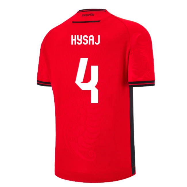Top Quality Albania 2025-2026 Home Strip (Hysaj 4)