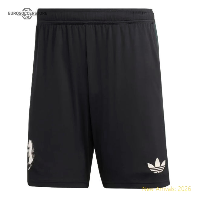 2025-2026 Old Lady Third Football Shorts (black) - Supporter Edition